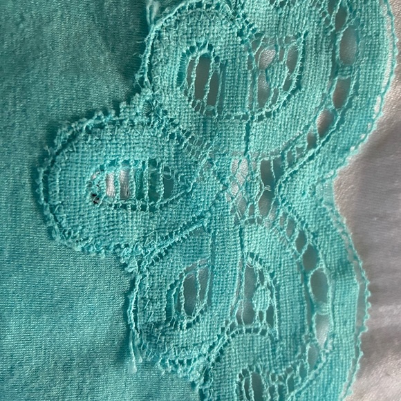 Ann Taylor Loft Cami Tank Top Turquoise (blue) Size Medium - Picture 7 of 7